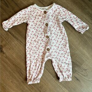 🌺10/$20 Floral Button-Up Baby One Piece